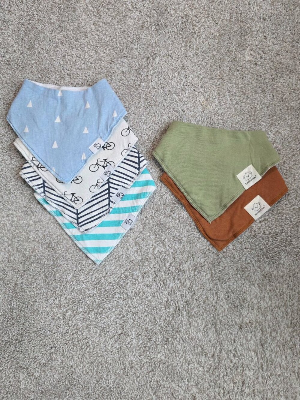 Baby Bandana Bib Lot of 6